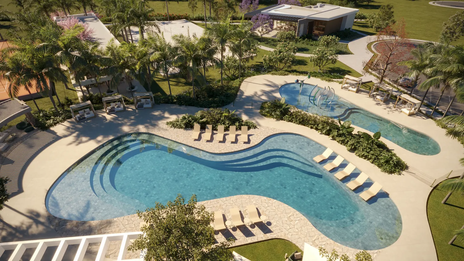 Piscina do condomínio