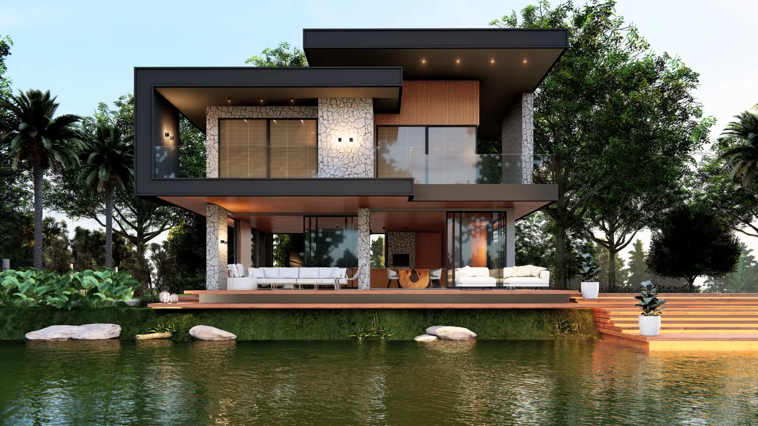 Render de fachada