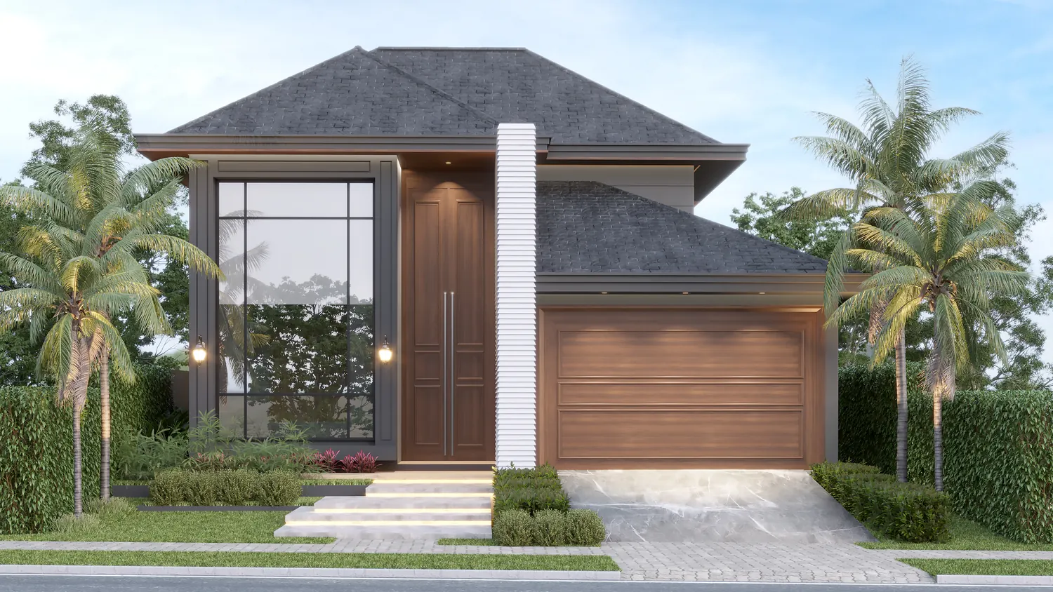 Render de fachada