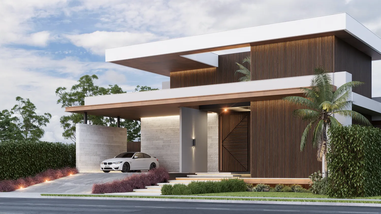 Render de fachada