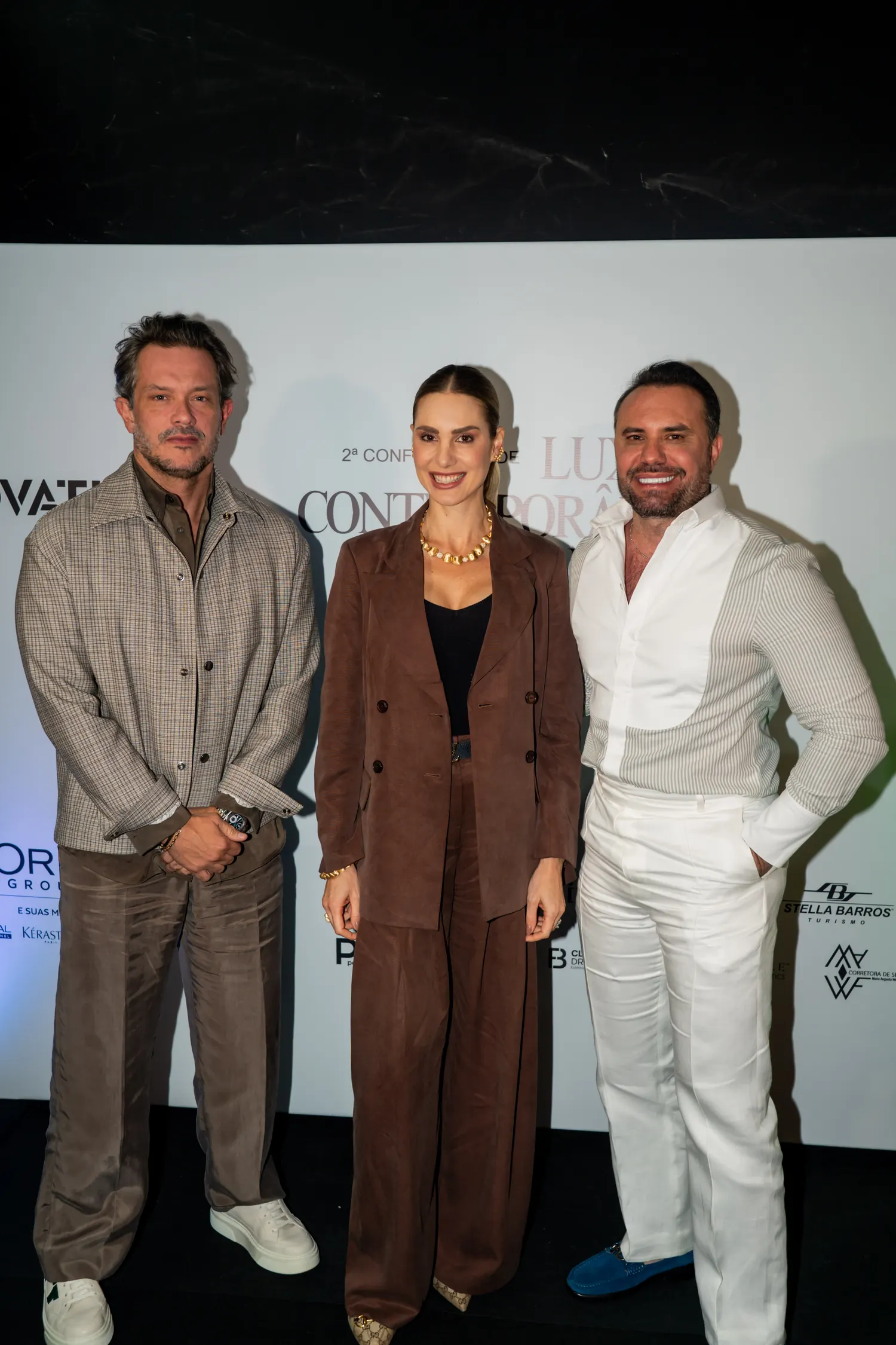 Aline Luccini com os palestrantes no Rio Innovation Week 2025