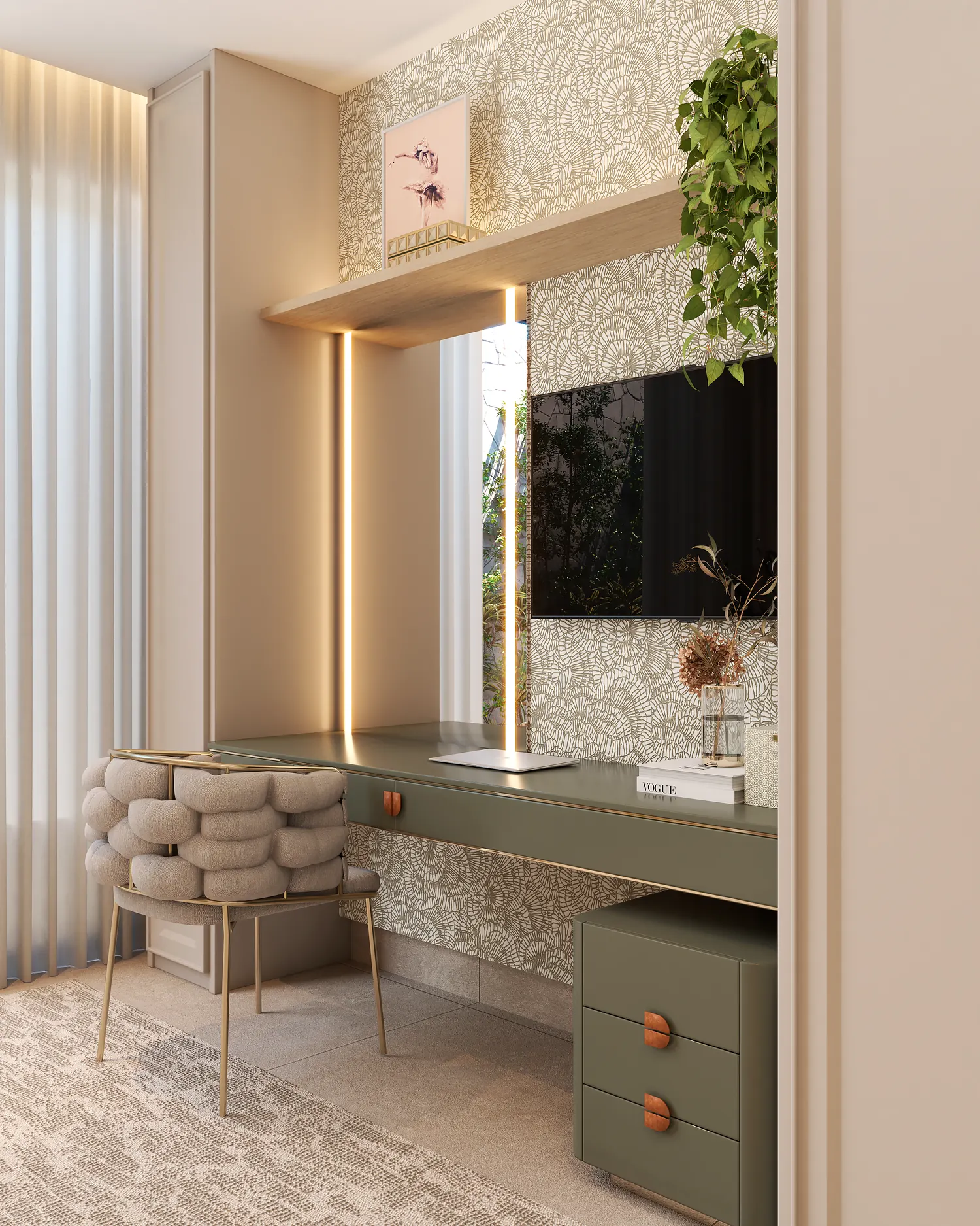 Render de suíte